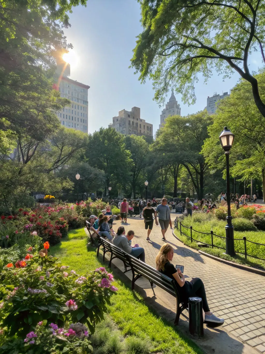 A photograph capturing a diverse audience enjoying an outdoor theatrical performance at Parc de Courbeton during a cultural event.